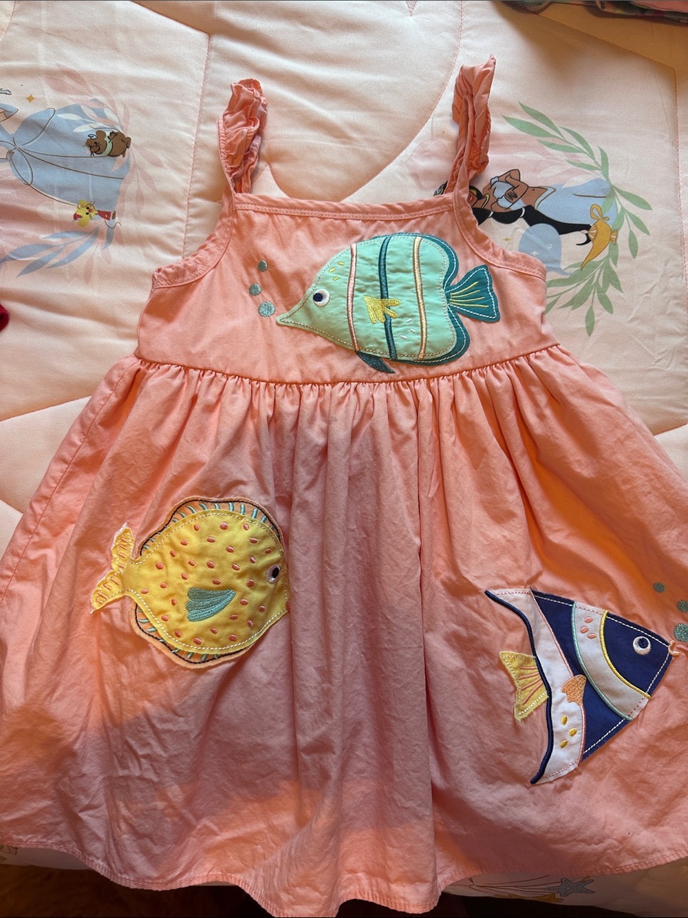 Goodlad Coral Pink Girls' Dress with Pink Brand Tag